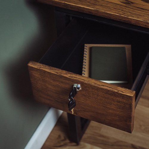 oak industrial vintage drawers