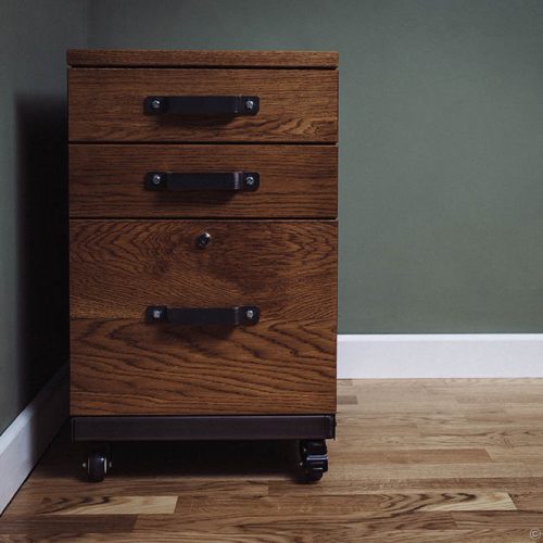 carsington industrial vintage oak metal drawers bespoke