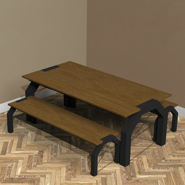 Industrial Dining Room Table