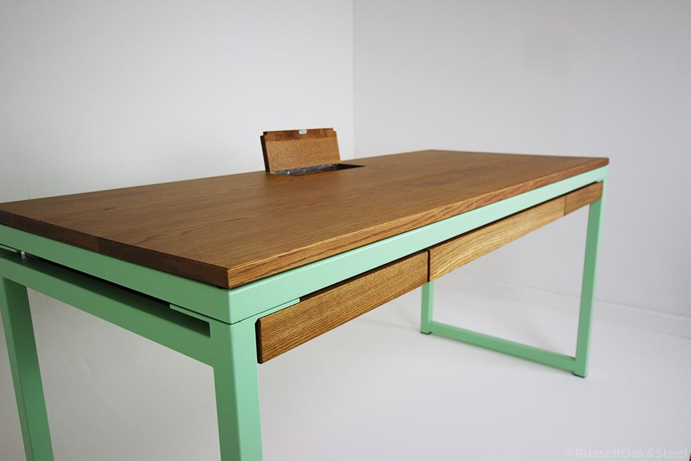 bespoke pastel green remington office desk